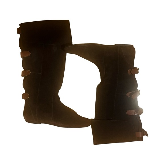 Used Dolce Vita Brown Suede Boots with Buckles.​ - Picture 4 of 7